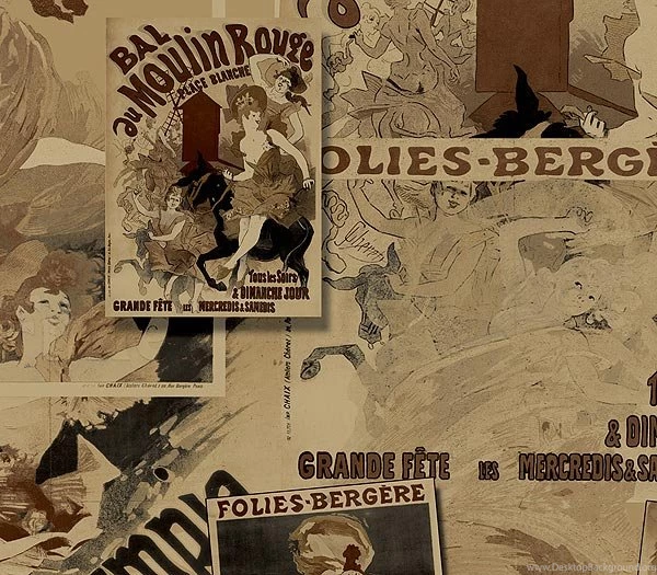 Beige Moulin Rouge Toss Wallpapers By Wallquest