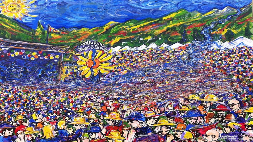 Scramble Campbell's Performance Painting Highlighted At Blues & Brews