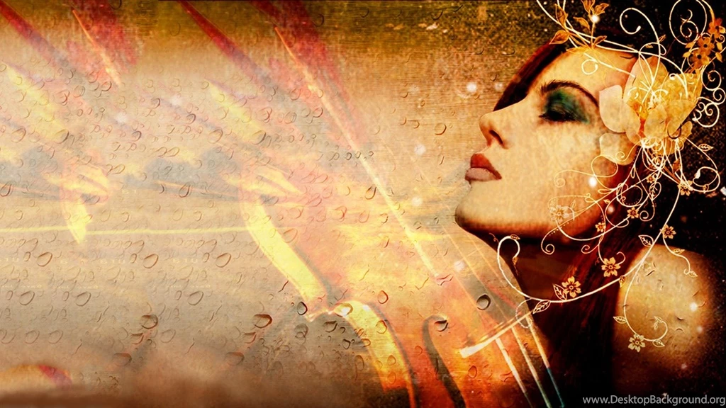 Profile Of A Woman Wallpaper Backgrounds