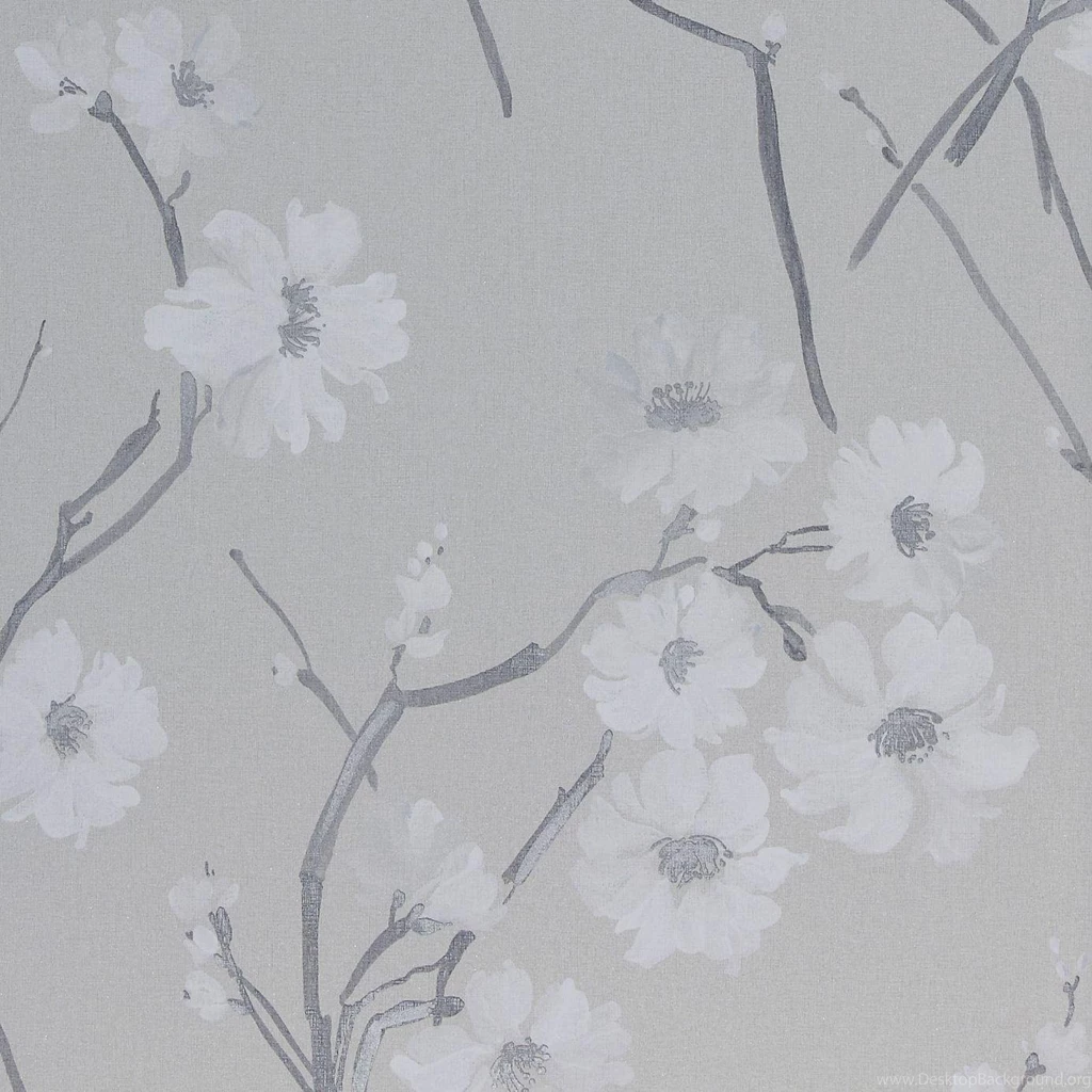 Floris Wallpapers   White/Silver/Gilver (30216)   Harlequin ...