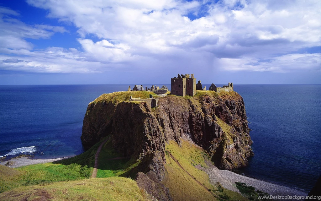 Dunnottar Castle Desktop Wallpapers Background,Medieval Hd ...