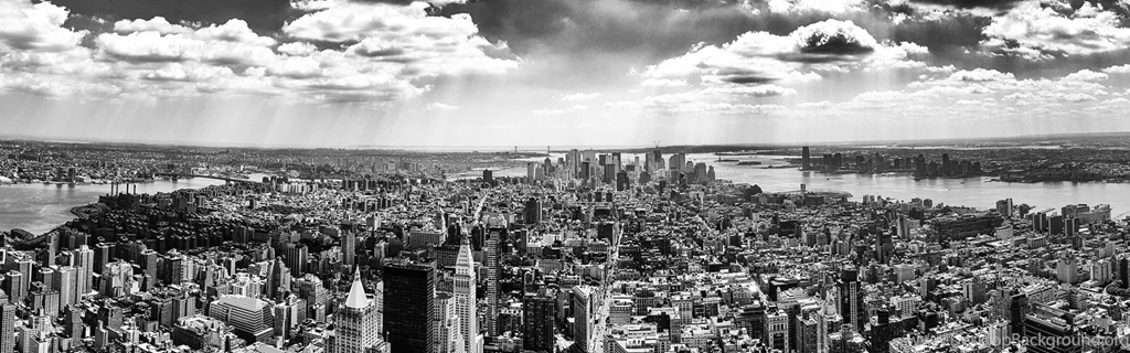 Download Wallpapers 3840x1200 New York, Top View, Overview, View ...