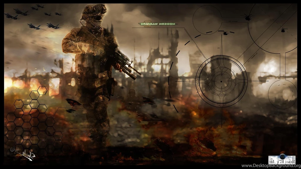 Call Of Duty Modern Warfare 2 Soldier Gun