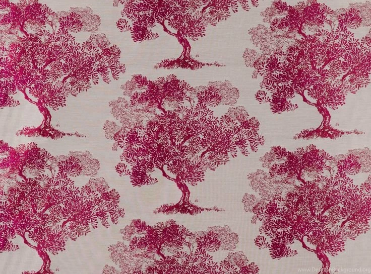 A Classic Oriental Tree Design Adapted From A Vintage Wallpapers ...