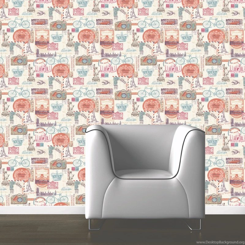 Muriva Postcards Wallpapers