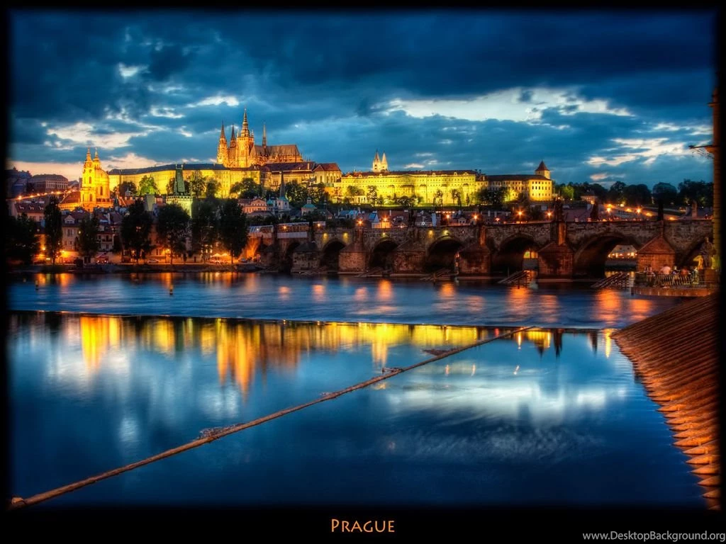 Wallpapers Praha Prague Postcard 1024x768