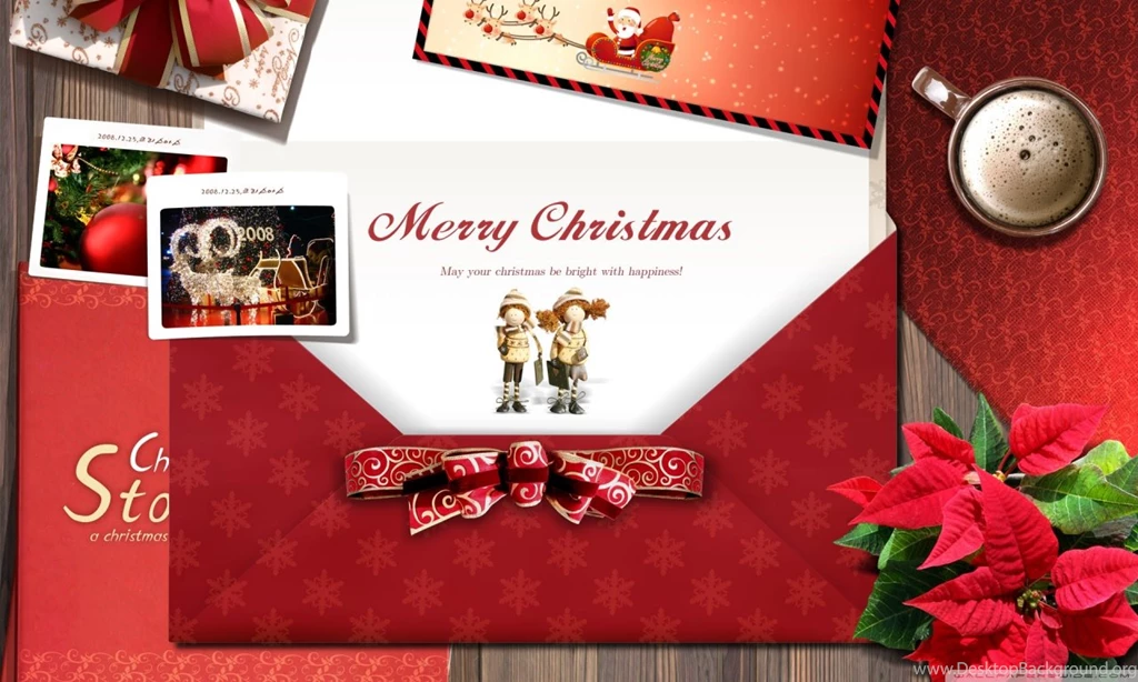 Christmas Postcard HD Desktop Wallpapers : Widescreen : High ...