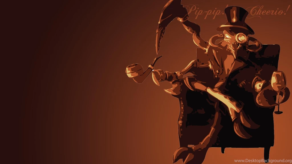 Gentleman Cho'gath Minimalistic Fan Art   League Of Legends Wallpapers