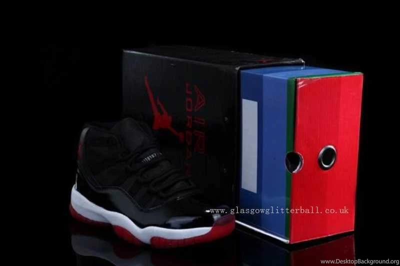 Jordan Retro 11 Rainbow Box Black Varsity Red White(jumpman Logo ...