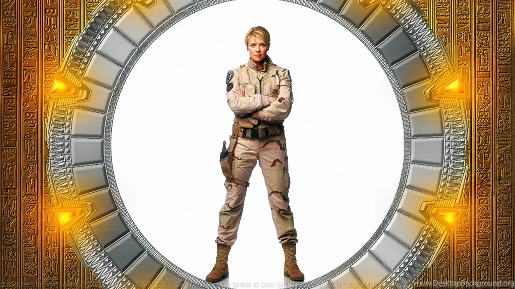 Amanda Tapping Samantha Carter By Dave Daring On DeviantArt