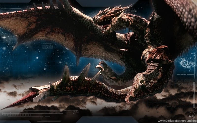 Dragons,stars Dragons Stars Galaxies Monster Hunter Rathalos ...