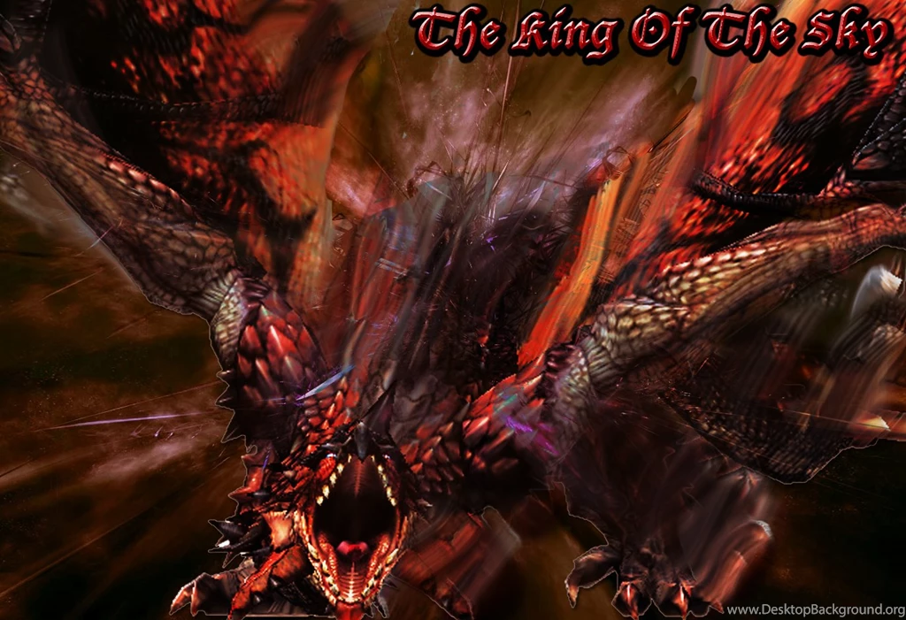 Image   The King Of The Sky (Rathalos).jpg   Monster Hunter Wiki ...
