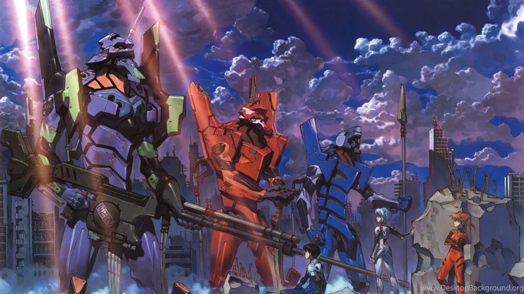 Download Wallpapers 3840x2160 Eva, Robots, Anime, Evangelion 4K ...