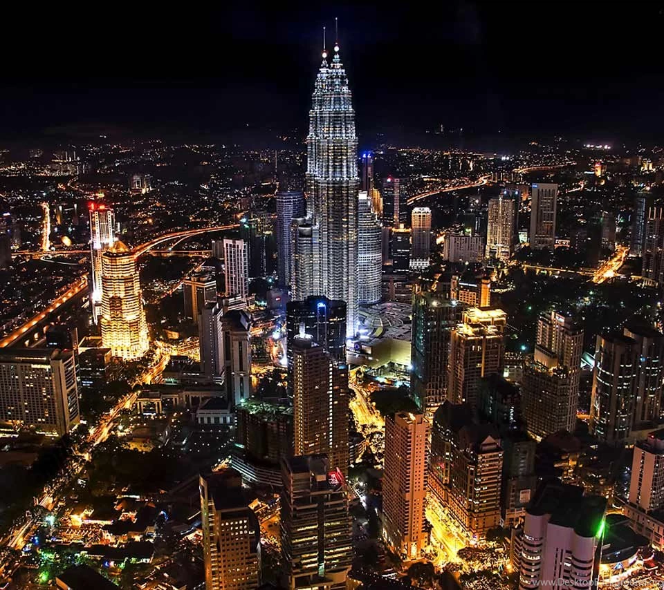 KLCC At Night   Flikie Wallpapers