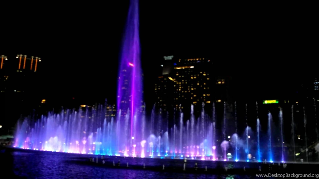 KLCC Fountain Show At Night   YouTube