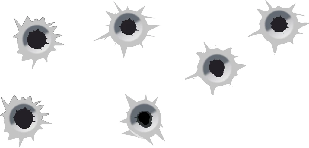 Bullet Holes PNG Images Free Download, Bullet Shot Hole PNG Image