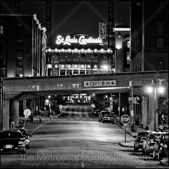 Black And White Photos Of St Louis Cardinals New Busch Stadium ...