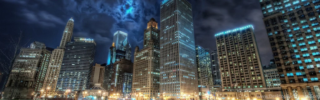 рабочий стол город Картинки Заставки Dual Screen Wallpapers City ...