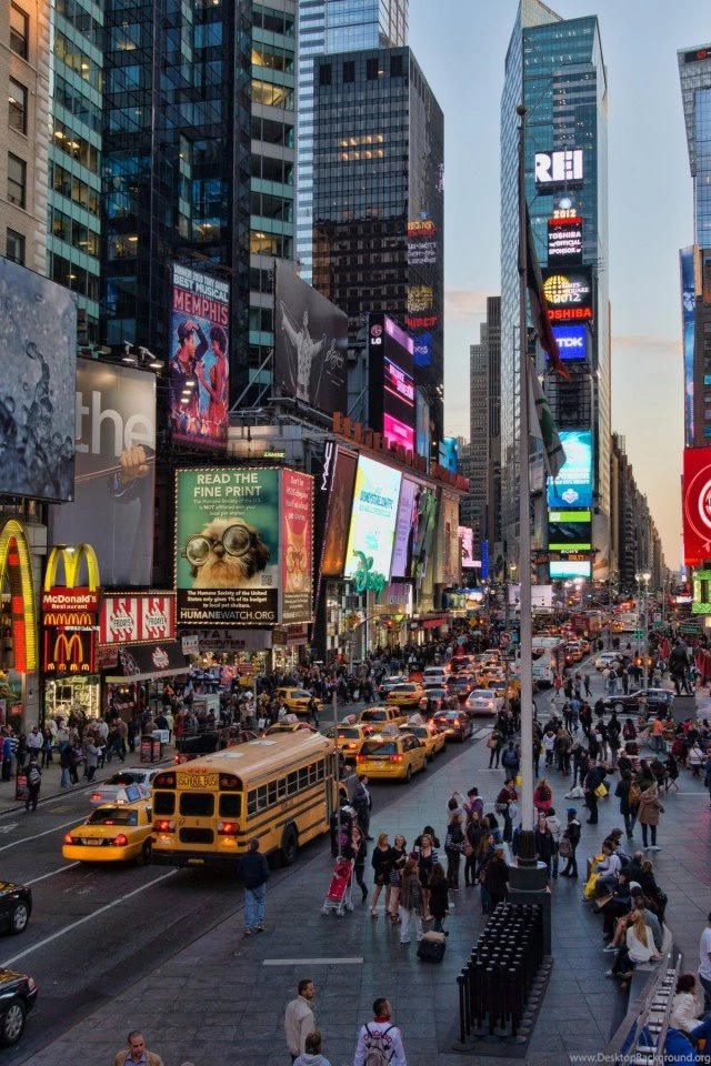 Times Square New York City iPhone 4/4S/iPod Wallpapers ...