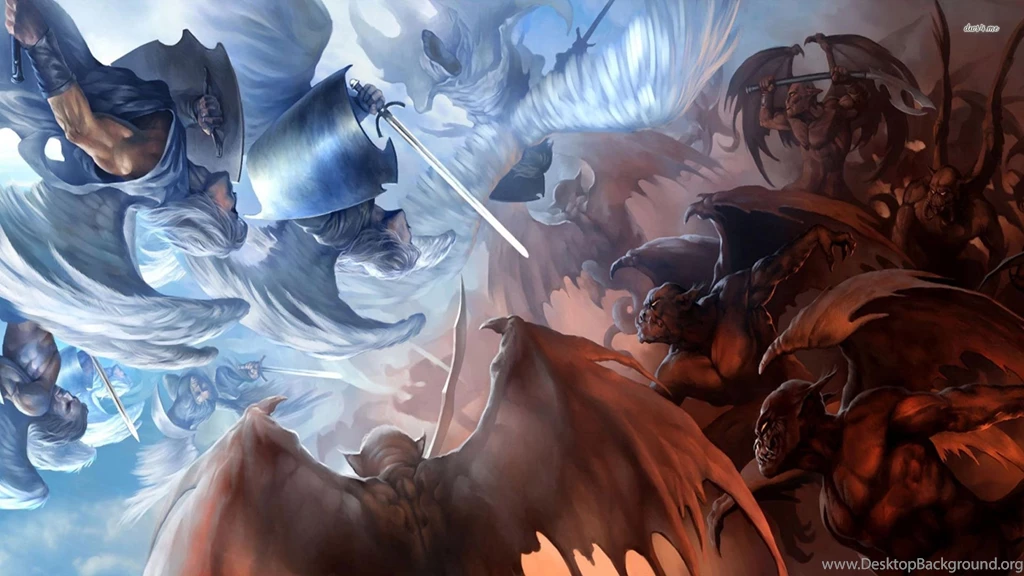Angels Vs Demons Wallpapers » WallDevil Best Free HD Desktop And ...