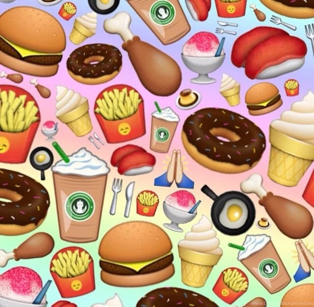  Cute Emoji Food Backgrounds Desktop Background