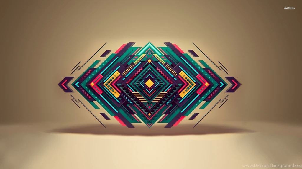Prism Geometric Shape Wallpaper.