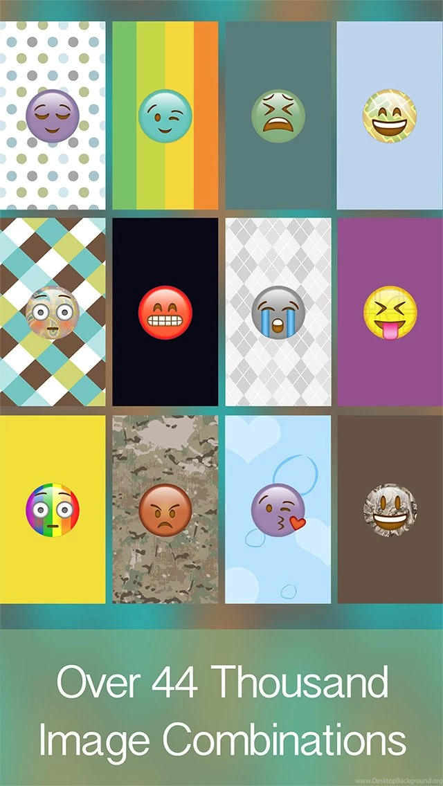 App Shopper: Emoji Wallpapers Builder! FREE   Backgrounds, Themes ...