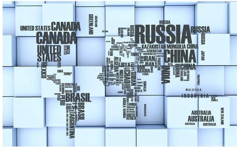 Large 3d Wallpapers For Walls Mural Europa HD English Alphabet ...