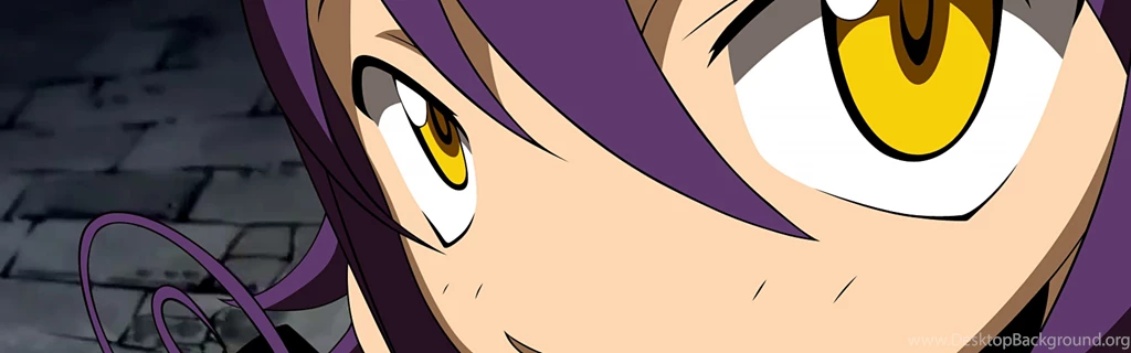 Download Wallpapers 3840x1200 Soul Eater, Blair, Yellow Eyes, Ears ...