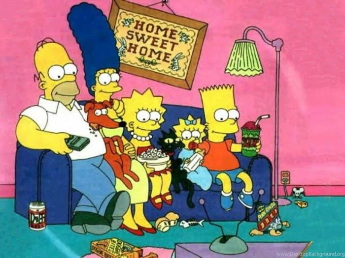 Simpsons Characters Wallpaper.