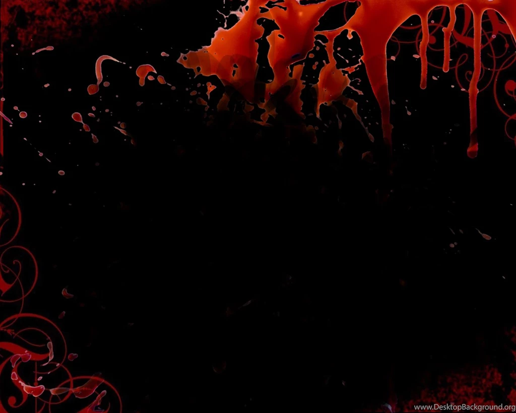 Free Red Paint Splashes Frame Backgrounds For PowerPoint Border ...