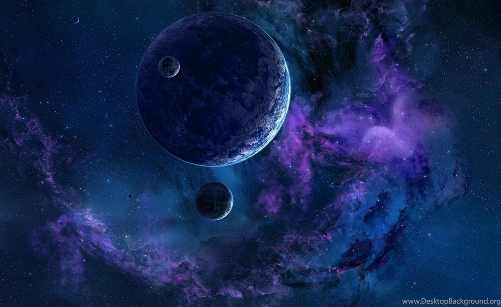 Wallpapers Dark Matter Behind The Planet Free Desktop Backgrounds