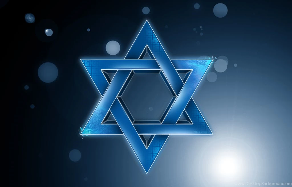 Star Of David (Magen David) With Background. By YG Design On ...