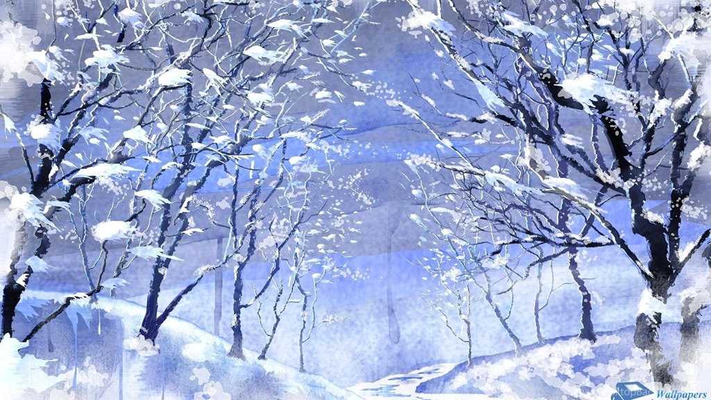 Hd Beautiful Winter Woods View Backgrounds Widescreen And HD ...