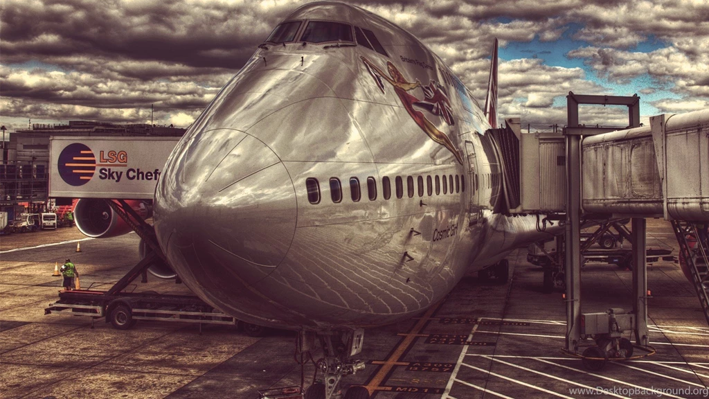 SuperHD.pics: Boeing Boeing 747 Virgin Atlantic Desktop Bakcgrounds