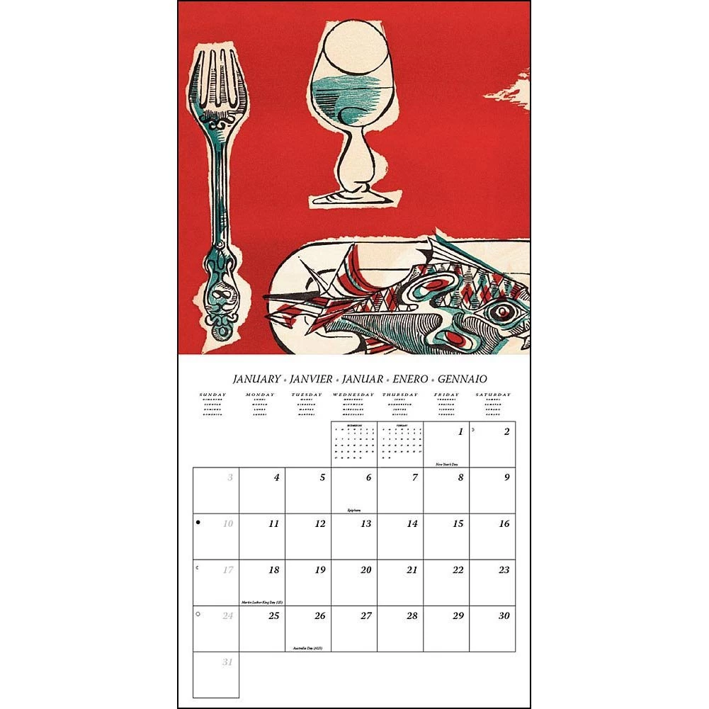 Mid Century Modern Wallpapers 2016 Wall Calendar: 9789462234505 ...