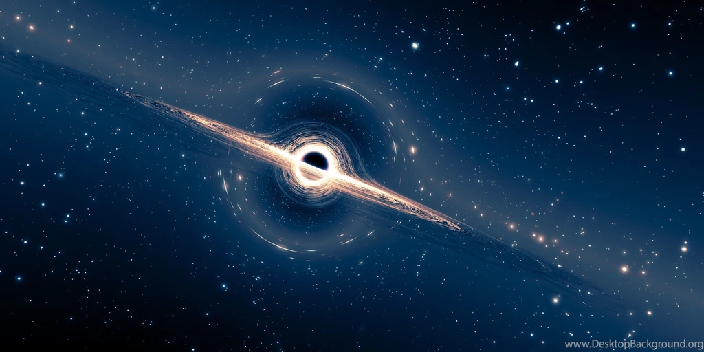 Space, Black Holes, Stars, Digital Art, CGI, Gravitational Lens ...