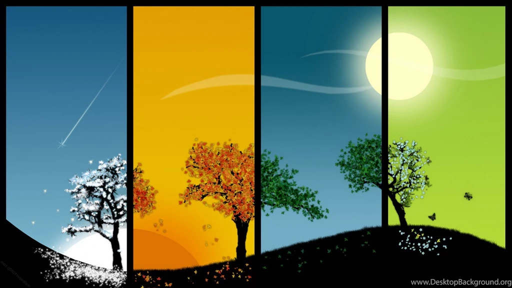 Hd Spring Summer Fall Winter Wallpapers