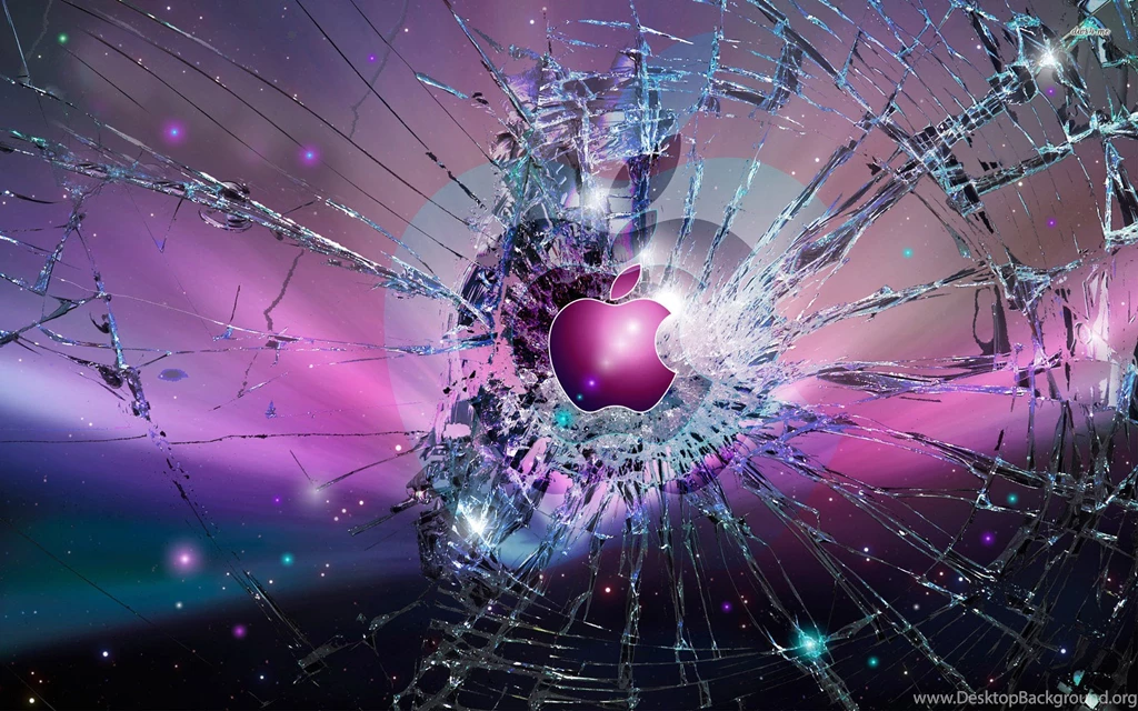 Apple Mac Crash Glass Wallpapers HD