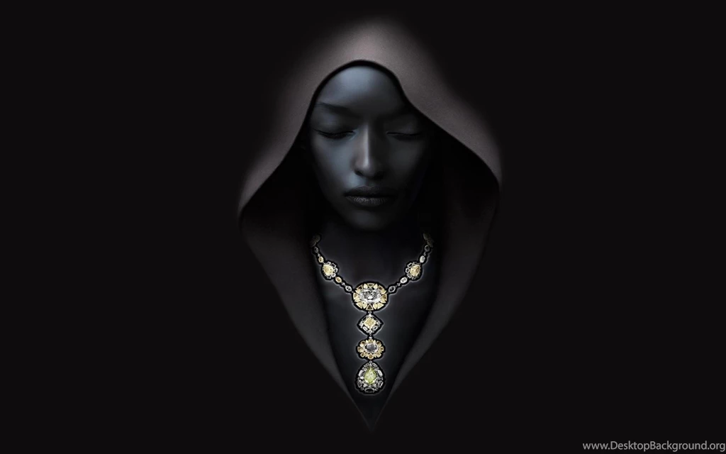 A Girl In A Hood On A Black Backgrounds Wallpapers And Images ...