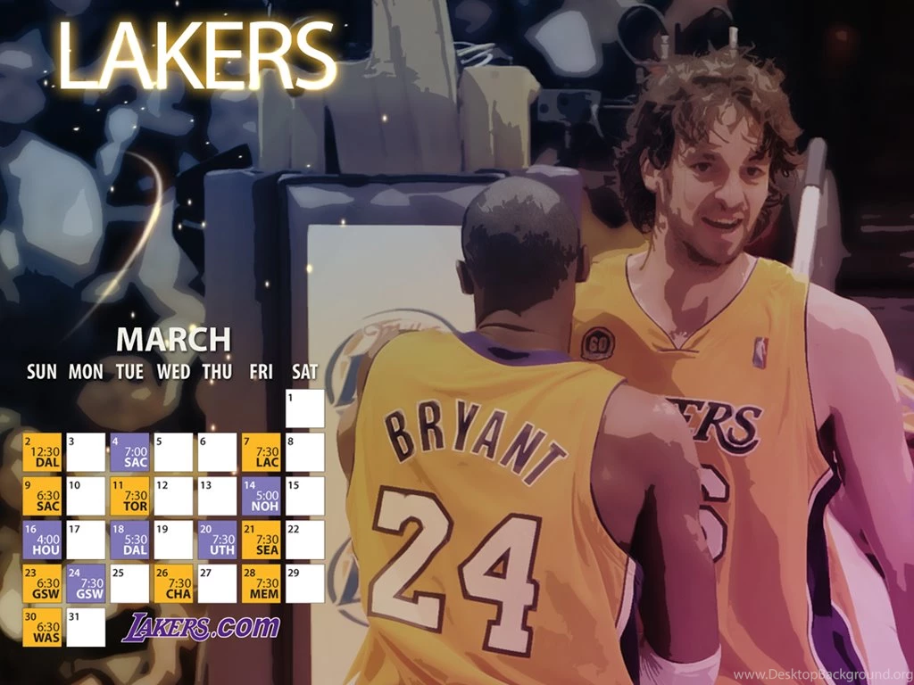Pau Gasol NBA Wallpapers – LA Lakers' Forward Center, Winning Two ...