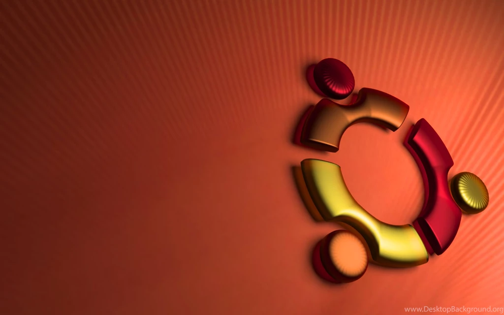 Ubuntu 3D Logo Render Desktop Wallpapers