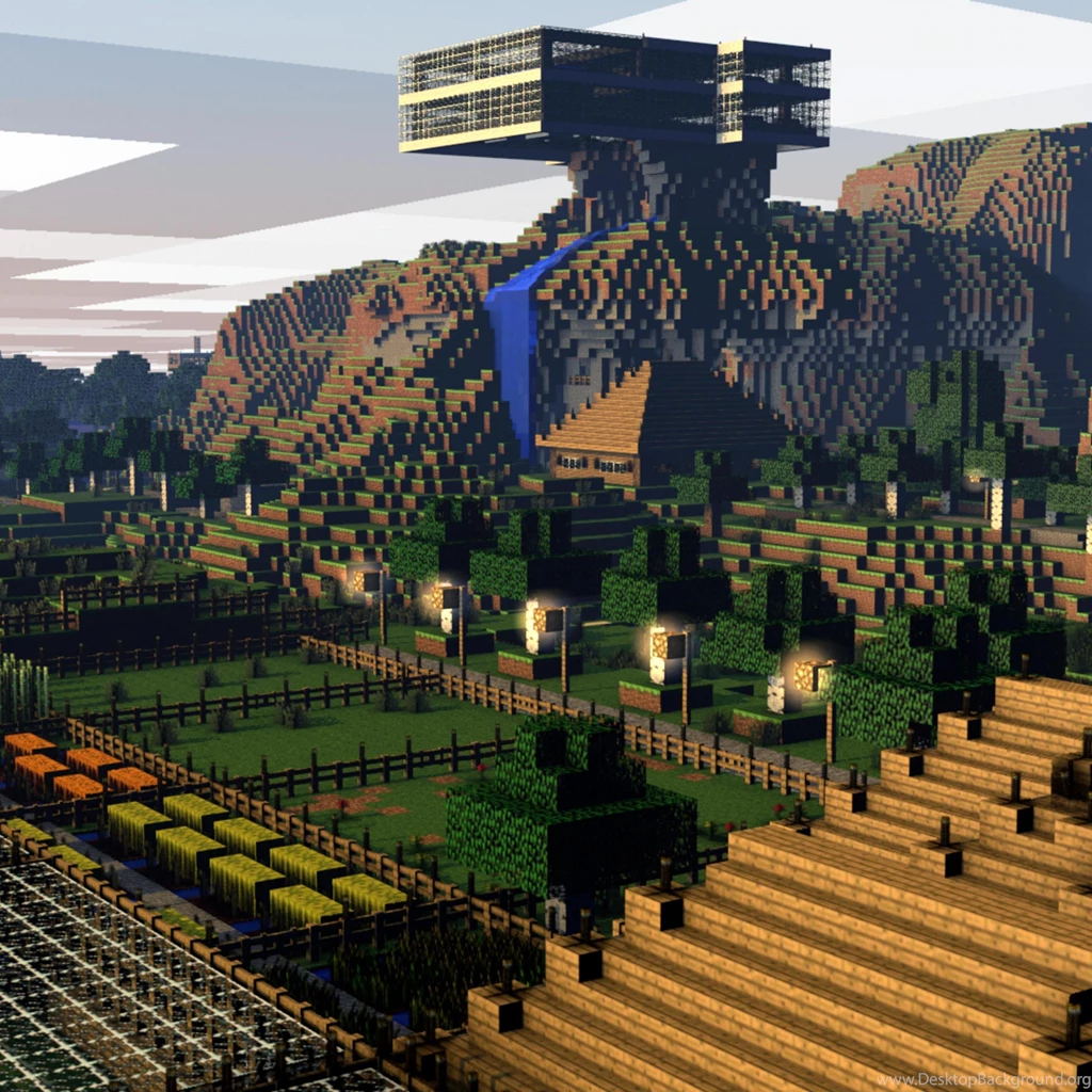Minecraft Landscape Wallpapers For iPad Pro – WallpapersIQ