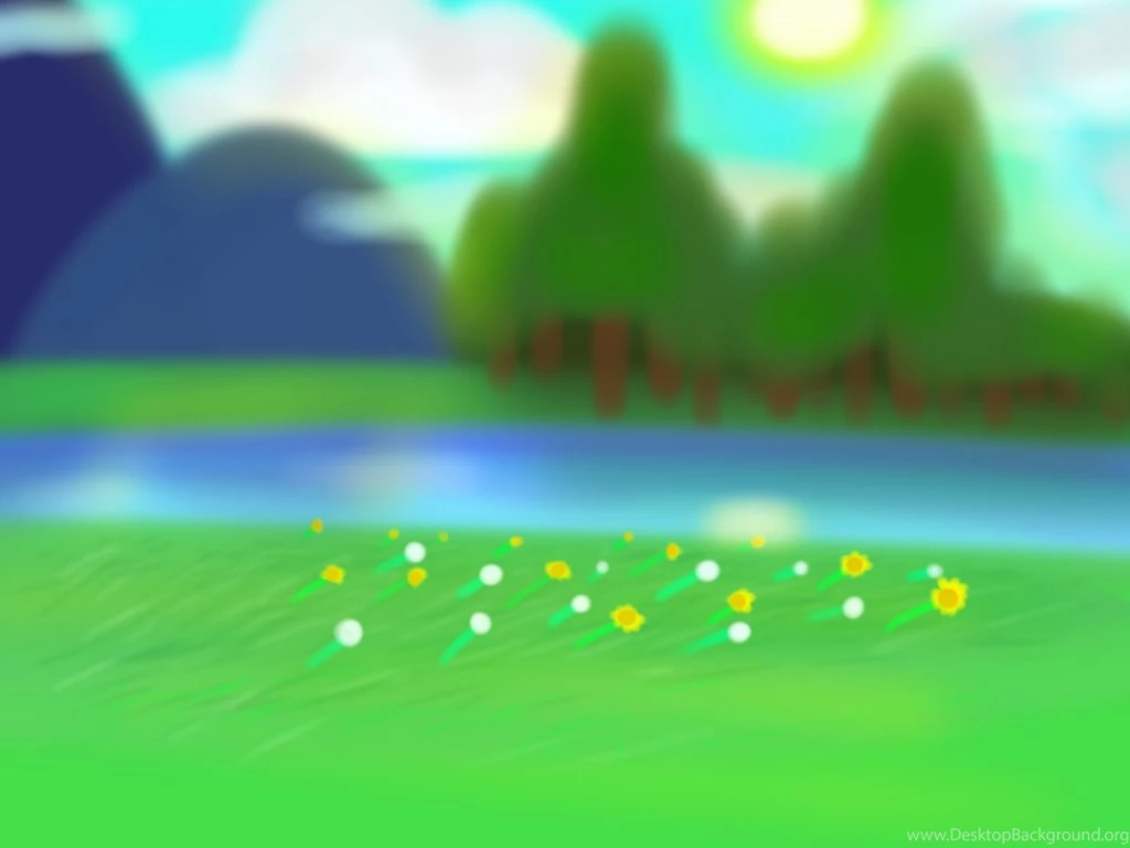 Field And River Backgrounds By ET9977 On DeviantArt