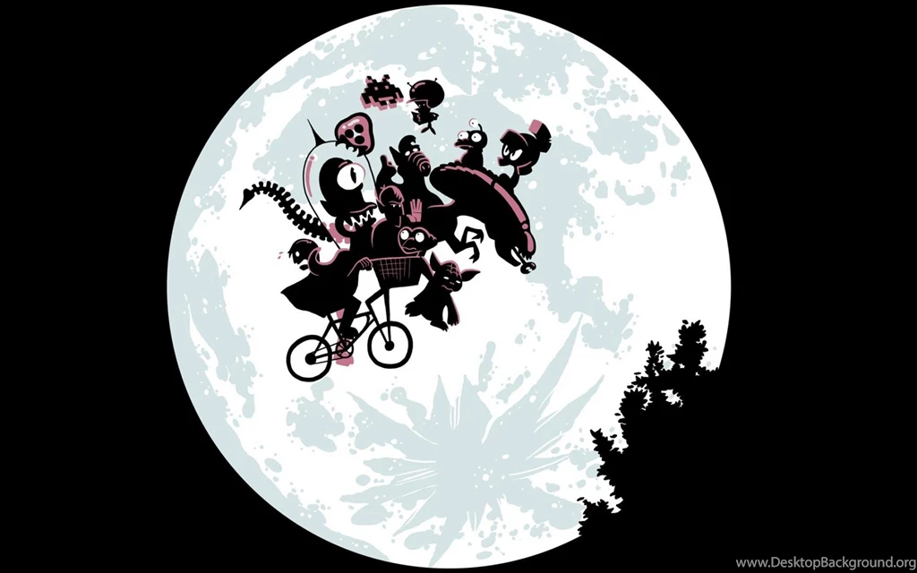 Yoda E.t. Alien Alf Nibbler Marvin Martian Wallpapers