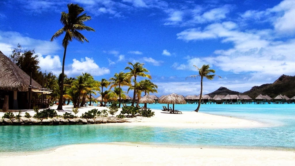 Exotic Beach Wallpaper, Size: 1600x900
