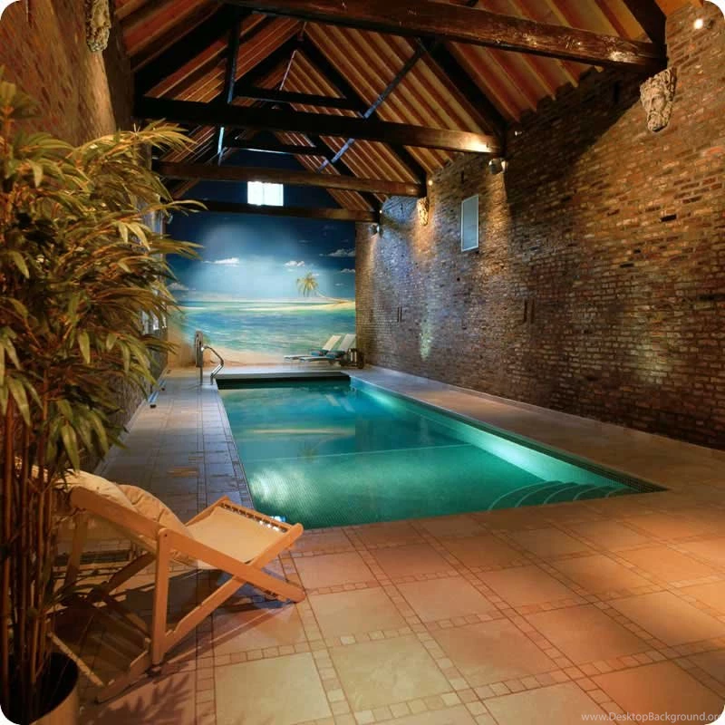 Exotic Swiming Pools Inside The House With Bea