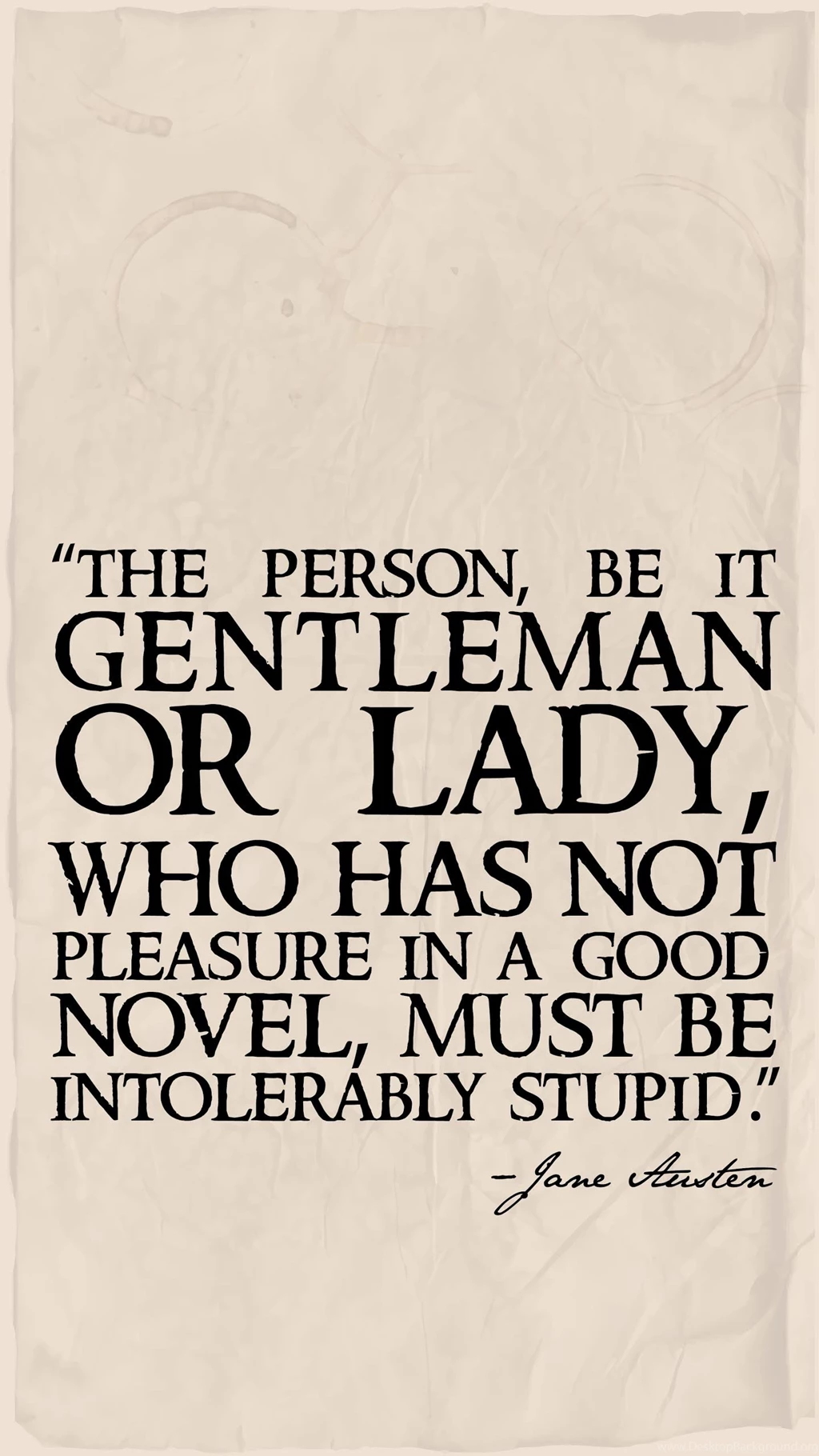 Jane Austen iPhone Wallpapers