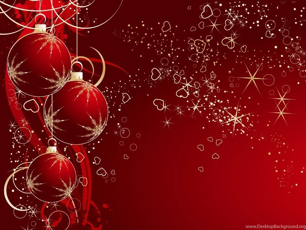 My Free Wallpapers Abstract Wallpapers : Red Christmas