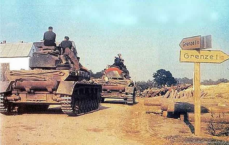Army Reinforcements On The Polish Border Historical German World ...